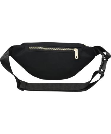 Women's Black Fanny Pack - Waist Bag for Running, Sports & Festivals - Buy Online on GoSupps.com