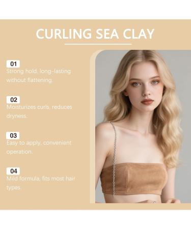 Hjatirace Curling Sea Clay Texture Support 70 G Curling Styling Clay Hair Styling Product Matte Nongreasy Formula For Adults Home Travel Vacation Dating - Buy Online on GoSupps.com