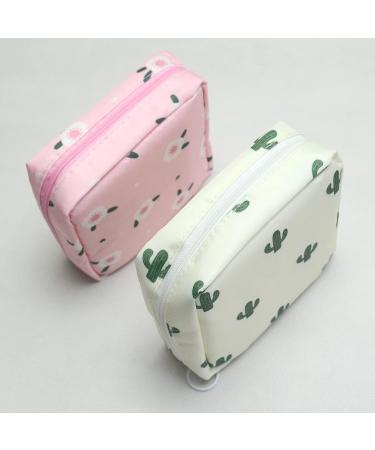 Luwigs Sanitary Napkin Storage Bag - Portable Menstrual Cup Pouch for Women, Girls - Feminine Menstruation Storage Bags - 5.1x5.1 Inch, Pack of 1, White - Buy Online on GoSupps.com