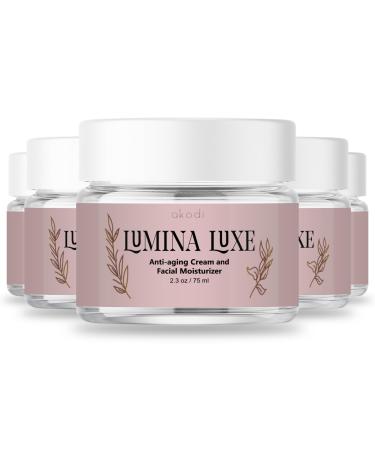 akodi Lumina Luxe - Lumina Luxe Anti-aging Cream - Lumina Luxe Rejuvenating Moisturizer - 5 pack/10 oz