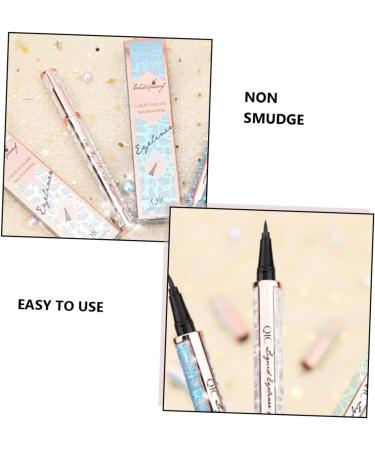 Healvian 2pcs No Smudge Eyeliner Eye Makeup Pencil Waterproof Black Eyeliner Waterproof Eyeliner Plastic - Buy Online on GoSupps.com