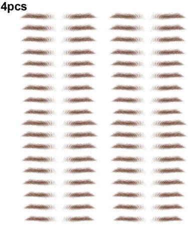 miduoidn Authentic Waterproof Eyebrows Tint For Eyebrows Easy To Apply Makeup Products Eyebrows Professional Accessories Brown-04 4pcs - Buy Online on GoSupps.com