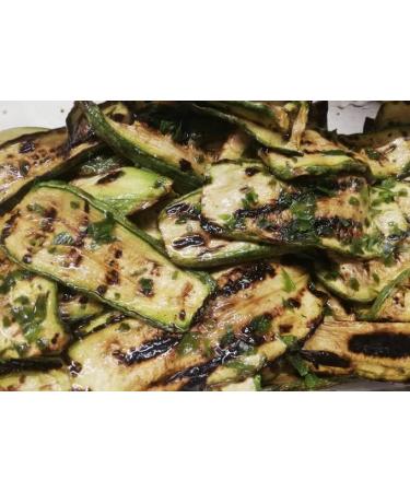 Zucchini in oil Grilled zucchini in extra virgin olive oil 212ml 100% of Puglia Old recipe Artisanal production - Buy Online on GoSupps.com