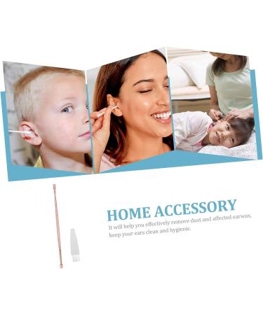 GLEAVI Spiral Ear Cleaning Tool Set - Rose Gold Ear Wax Remover with Tweezers - Buy Online on GoSupps.com