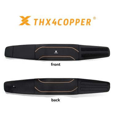THX4Copper Lumbar Support Belt for Sciatica Pain Relief | Adjustable & Breathable Back Bandage - Perfect for Sports (1 Piece M) - Buy Online on GoSupps.com