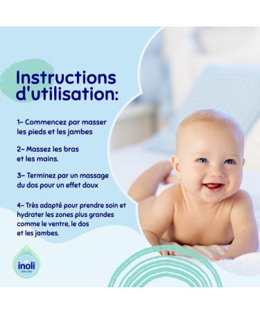 Huile B b | Peaux S ches & Sensibles | pH Peau-Neutre | Huile de Massage pour B b | 8 Huiles Naturelles : Huile de Graines Tournesol Macadamia Soja & Vitamine E | 150 ml - Buy Online on GoSupps.com