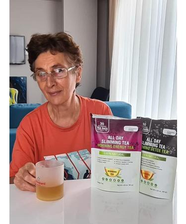 30-Day All Day Slimming Tea for Weight Loss - Natural Detox Tea for Tummy Flattening & Energy Boost - 30 Day Supply - Buy Online on GoSupps.com