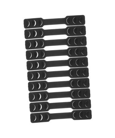 Coolhiya 10 Stk Mask Clip Mask CLIP Mask extension hooks Extension of the earreman ear cable strap extension Mask band buckle mask accessories Headset Face mask adaptation artifact