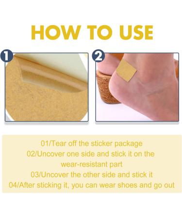 Moleskin Padding for Feet - 10 Pack with Adhesive Backing - Reduce Friction and Pain from Rubbing - Ideal for Boots and Hiking - Buy Online on GoSupps.com