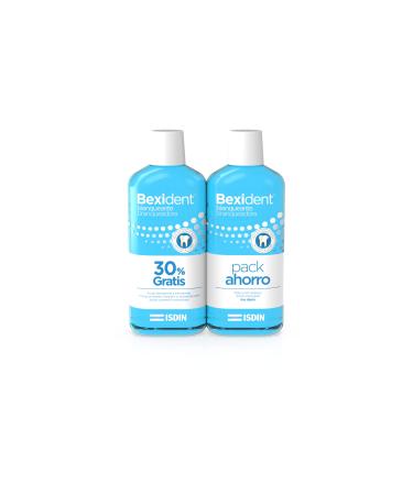 ISDIN Bexident Pack 30% Whitening 500 + 500 ml mouthwash whitening remineralization triple action against plaque