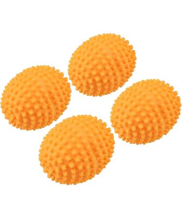 Premium 4-Piece Orange Reusable Dryer Balls | Energy Saving Laundry Solution | Eco-Friendly Home Drying - Buy Online on GoSupps.com