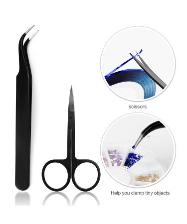 Canvalite Nail Art Brush Set - 5 Pc Gel Nail Decoration Tools Dotted Pen Rhinestones & Gold Leaf for Salon & Home Use - Buy Online on GoSupps.com