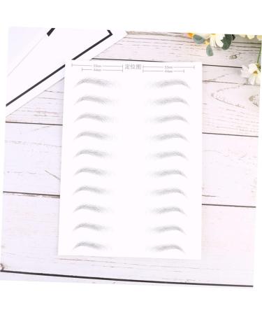 DOITOOL 2 Sheets False Eyebrows Eyebrow Transfers Sticker Simulation Eyebrow Disposable Makeup Tools 6d - Buy Online on GoSupps.com