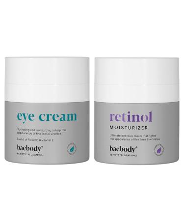 Baebody Eye Cream & Retinol Moisturizer Bundle