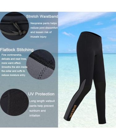 Wetsuit Pant Neoprene 3MM for Women & Men | Snorkeling, Scuba, Diving, Surfing | Sun Protection & Warmth | X-Large - Buy Online on GoSupps.com