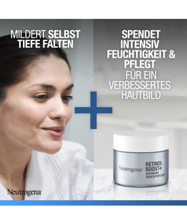 Neutrogena Retinol Boost+ Intensive Facial Care Cream (50ml) | Anti-Aging & Moisturizer for Smoother Younger-Looking Skin | Fragrance-Free | International Shipping - Buy Online on GoSupps.com
