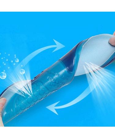 Alomejor Gel Sport Insoles - Orthopedic Massage & Shockproof Silicone Inserts for Men & Women | Comfortable & Deodorant | Sizes L (44-50) - Buy Online on GoSupps.com