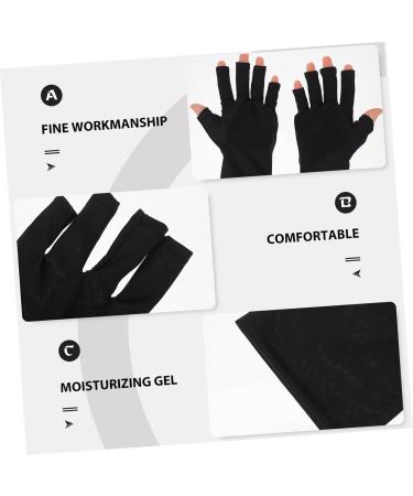 FOMIYES 2 Pairs Gloves Nail Lamp Hand Protector Fingerless Anti Uv Glove Anti Uv Gloves Uv Block Gloves Light Gloves Sun Gloves Anti-uv Gloves Polyester Elastic Shield Women's - Buy Online on GoSupps.com