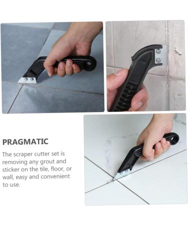 PRETYZOOM Bevel Corner Scraping Tile Bevel Scraper Set | Adjustable Clamp Household Cleaning Tools | Utility Scraper & Glass Spatula for Home Improvement - Buy Online on GoSupps.com