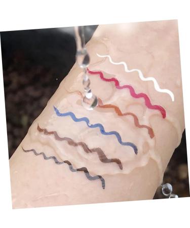 FRCOLOR 6pcs Waterproof Eyeliner White Makeup Eye Makeup Eyeliner Pen Liquid Eyeliner Miss Cosmetics Lasting - Buy Online on GoSupps.com