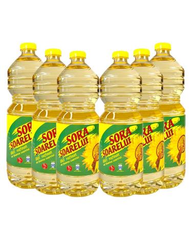 Silam sunflower oil 1L | 6 x 1L | Value pack | Sunflower oil - frying oil