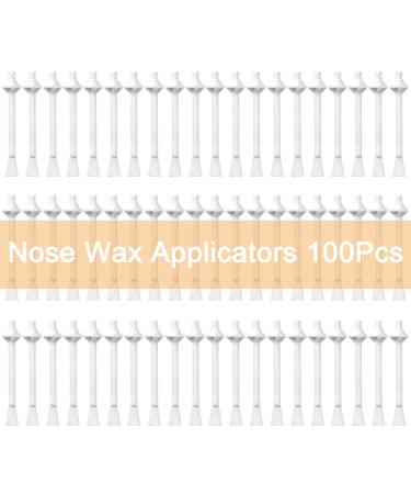 ViiLife Nose Wax Sticks Applicators 100 Pcs - Nasal Hair Removal & Nostril Cleaning - Ear Hairs, Face, Eyebrows Hair Removal - 100 Count - Buy Online on GoSupps.com