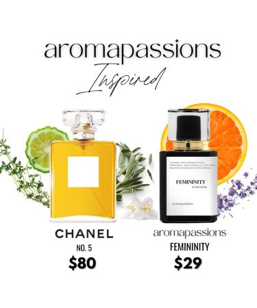 FEMININITY | Inspired by CHNL NO 5 EDP | Pheromone Perfume for Women | Extrait De Parfum | Long Lasting Dupe Clone Perfume Cologne | Essential Oil Fragrance | (30 ml / 1 Fl Oz) 1 Fl Oz (Pack of 1) - Buy Online on GoSupps.com