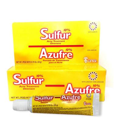 Grisi Sulfur Acne Treatment Ointment .7 oz - Pack of 2 | Fast-Acting Skincare Solution - Buy Online on GoSupps.com