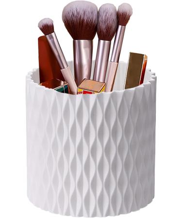 360 Makeup Brush Holder - Pencil Holder for Office Supplies | Swivel Organizer for Desk 360-Degree Rotating Multi-Functional Holder Home Office Art Supply Storage Box Puchen White - Buy Online on GoSupps.com