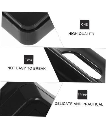 Beavorty 1pc Box Glitter storage box nail art tools nail glitter storage container rhinestone tools nail tools dip powder container nail powder recycling Nail Salon Supplies rhinestones set 7x4.4cm Black - Buy Online on GoSupps.com