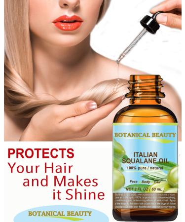 Botanical Beauty SQUALANE Italian Olive Oil - 100% Pure 30ml for Face, Body & Hair | Ultra-Pure Moisturizer - 24/7 Skincare Protection - Buy Online on GoSupps.com