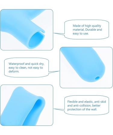 VORCOOL 2pcs Blue Silicone Door Knob Grips - Maximum Grip for Arthritis & Senior Living - Nonslip Aid for Easy Open Doors - Buy Online on GoSupps.com