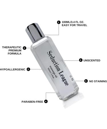 Relaxing Unscented Massage Oil for Full Body Therapy | 100ml Smooth Gliding Formula for Couples - Buy Online on GoSupps.com