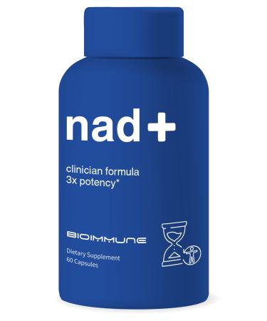 NAD+ Supplement. Exclusive Formula w/Patent Pending RiboYOUNG . Nicotinamide Riboside Quercetin Resveratrol Betaine NRF2 Activator. Anti Aging True NAD Supplement 60 Count (Pack of 1)