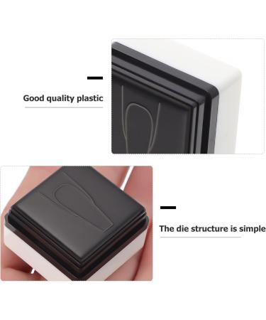 Nail Practice Stamp Nail Dyhadrator Manicurist Manicure Practice Stamper Nail Practice Tool Silicone Nail Stamper Nail Tools Manicure Art Practice Stamper Manicure Supply Seal Mold White - Buy Online on GoSupps.com
