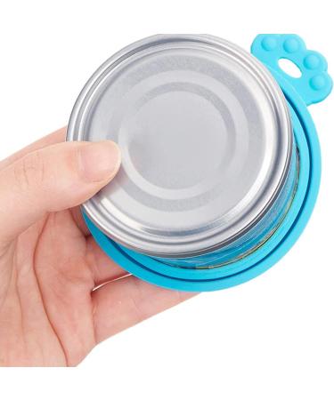 NUDFSY 8 Pieces Pet Can Lids for Dog Food Tins Universal Silicone Cat Food Can Covers for Tins BPA Free Dishwasher Safe (Blue Orange Green Pink - Buy Online on GoSupps.com