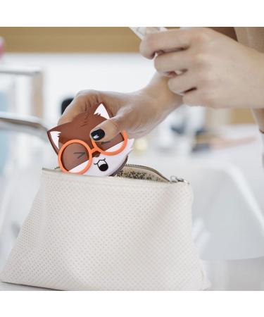 Anulely Contact Lens Travel Case - Portable Cartoon Animal Box for Glasses | Squirrel-In-Song Organizer for Everyday Use & Outdoor Travel - Buy Online on GoSupps.com
