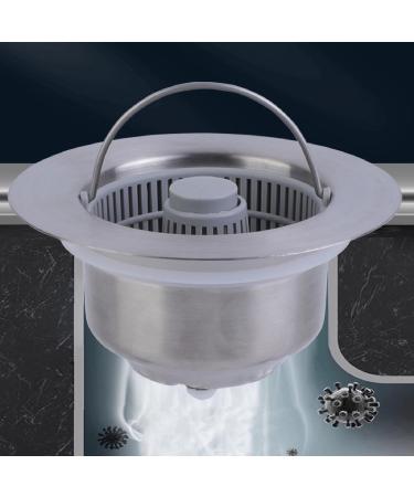 3 In 1 Sink Strainer With Upgraded Stopper Easy Filtration & Fast Draining Versatile Kitchen Sink Plug Simple Installs 3 In 1 Sink Filter - Buy Online on GoSupps.com