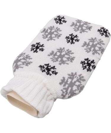 Buy 2000ml Cute Snowflake Warm Water Bottle | Knitted Lid for Kids & Adults | Keep Warm This Winter | International Shipping Available - Buy Online on GoSupps.com