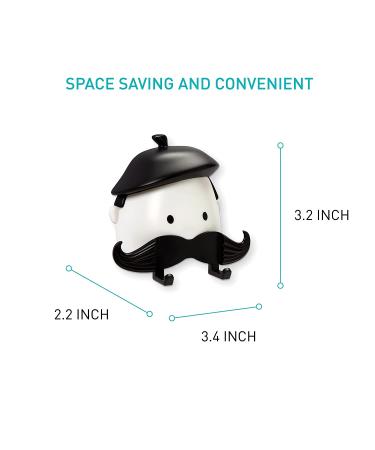 Peleg Design Mr. Razor Suction Holder - Shaving Razor Hook for Bathroom Shower Mirror | Unique Gift for Dad - Buy Online on GoSupps.com