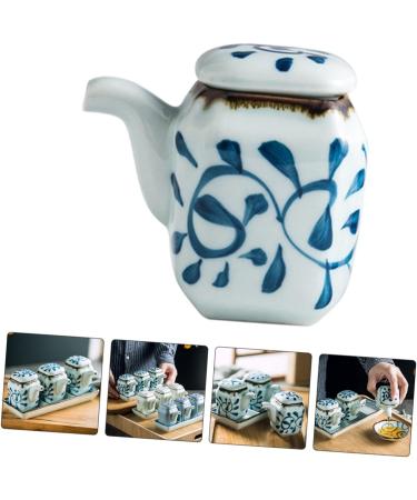 Zerodeko Ceramic Soy Sauce Pot Oil Bottle Home Supply Sauce Bottle Coffee Syrup Dispenser Soy Sauce Container Soy Sauce Dispenser Bottle Dressing Container Oil Can Ceramics Japanese-style - Buy Online on GoSupps.com