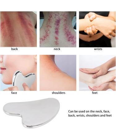 Gua Sha Scraping Massager | Multifunctional Stainless Steel Facial Tool for Lifting & Firming - Buy Online on GoSupps.com
