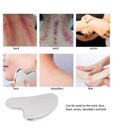 Stainless Steel Gua Sha Facial Tool - Lift Tighten and Massage for Radiant Skin | Buy Internationally - Buy Online on GoSupps.com