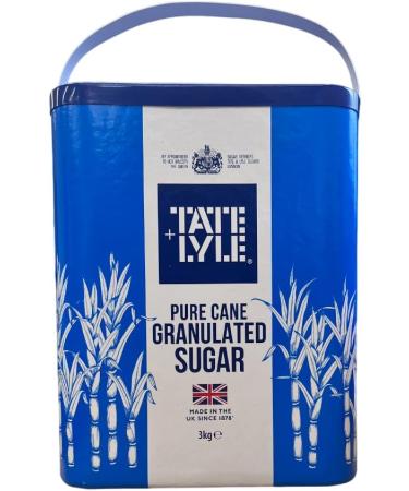 Pure cane Sugar Drum Pack of 3kg with Key Ring (Granulatede Sugar Drum) - Buy Online on GoSupps.com