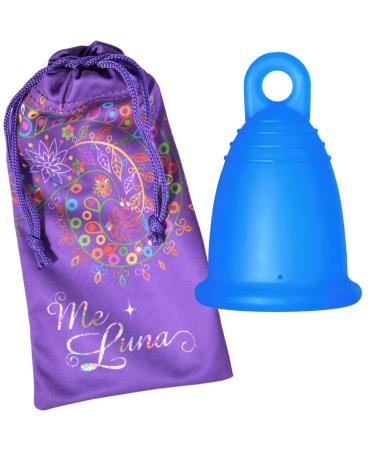 Me Luna Menstrual Cup Classic Ring Blue Size M