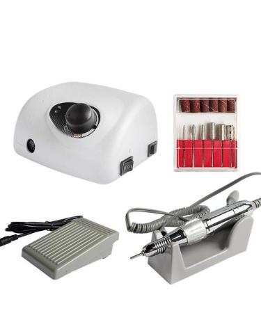 Electric Portable Nail Drill Machine 35000 RPM Nail File Drill Manicure Pedicure Drill Kit for Acrylic Gels Callus Removal Nail Buffer Manicure Pedicure Polishing Tool