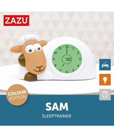 Zuzu Sam the Lamb Clock & Night Light for Kids | Adjustable Brightness & Auto Shutdown | Ideal Sofa Bed Companion for Sleep Routine - Buy Online on GoSupps.com