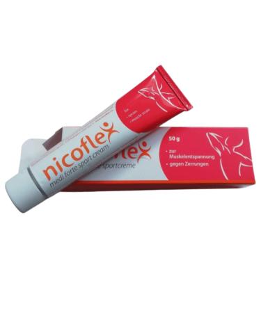Nicoflex Capsaicin ointment heat ointment for muscle relaxation Pain ointment with capsaicin ointment circulating circulation for athletes by top athletes recommended 50g - Buy Online on GoSupps.com