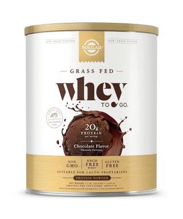 Solgar Whey To Go Whey Protein Powder Chocolate 33 oz (936 g)