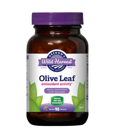 Oregon's Wild Harvest, Olive Leaf Supplement, Antioxidant Support, 350 mg, 90 Count